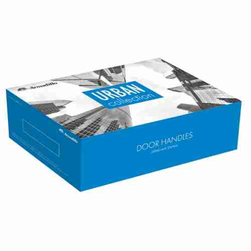 Комплект на 6 дверей - Ручка дверная межкомнатная Armadillo Urban Line URB6 CP-8 хром